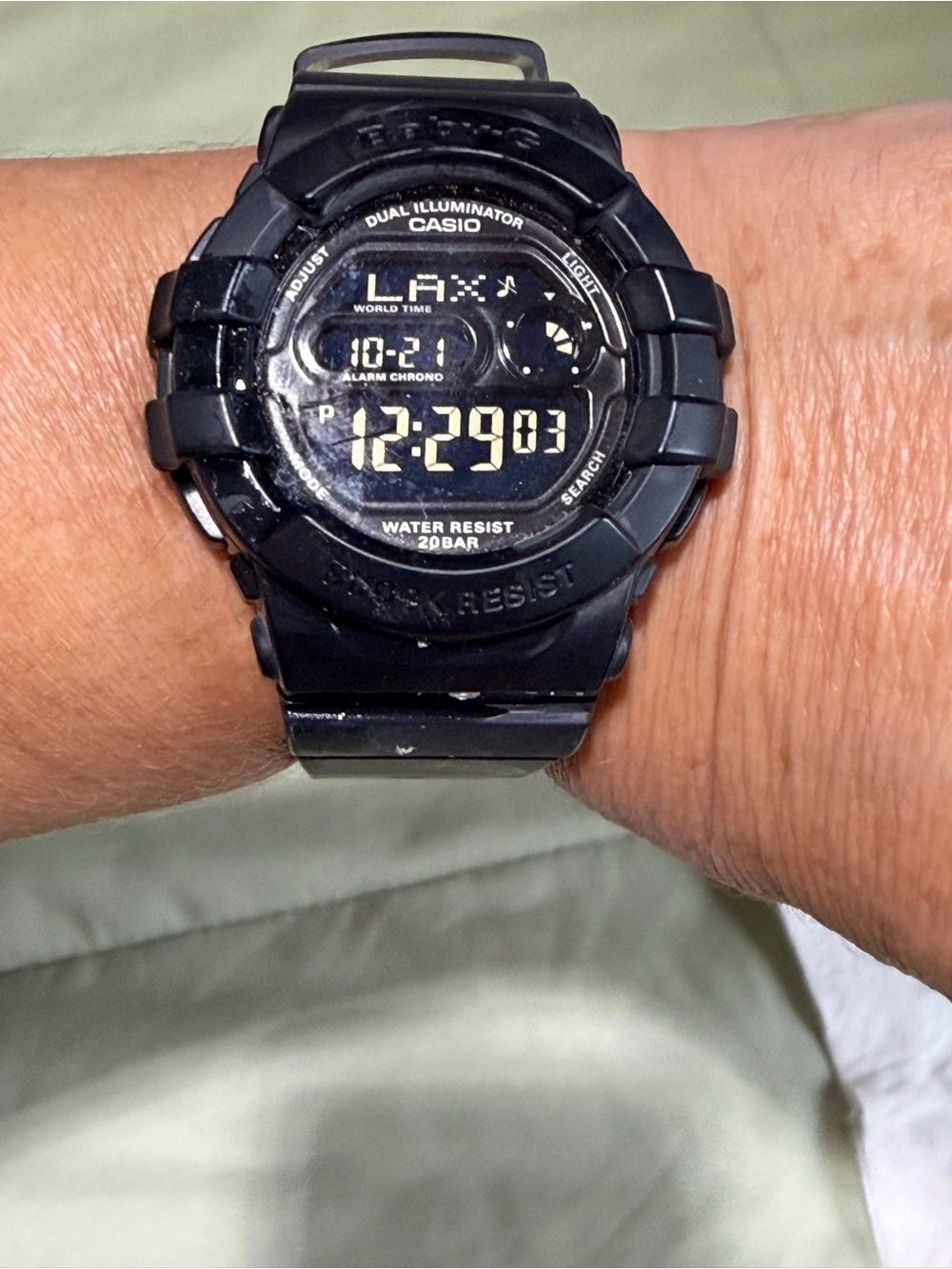 Casio Black Digital Sports Watch with Dual Illuminator